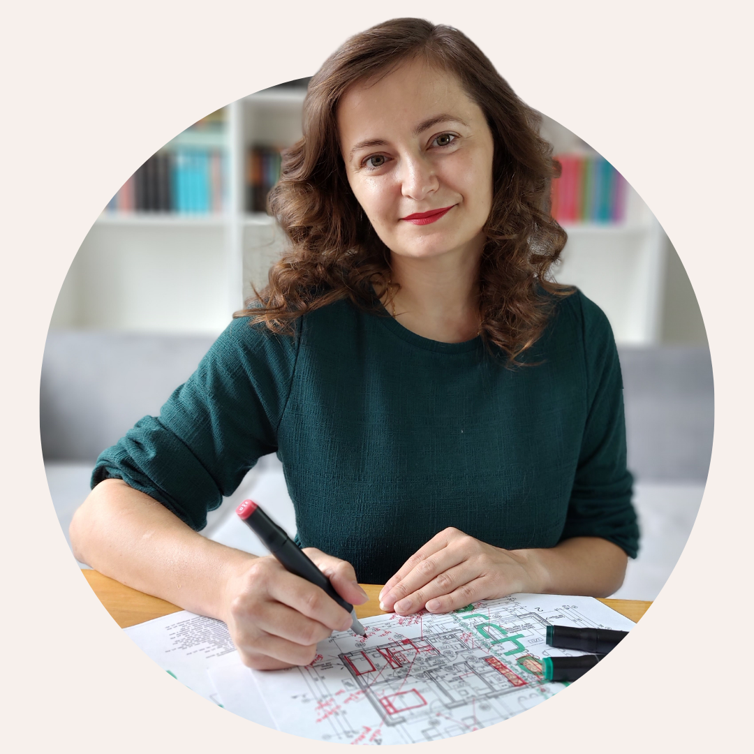 Joanna Gawryluk-Fijak, projekt domu, projekt ogrodu, projekt wnętrz, architekt, biuro projektowe, analiza projektu